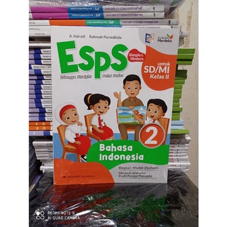 ลดราคา หนังสือเรียนประถม ESPS อินโดนีเซีย เกรด 2 SD/MI หลักสูตรอิสระ Erlangga