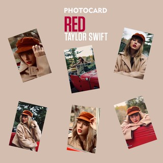 โฟโต้การ์ด Taylor SWIFT สีแดง