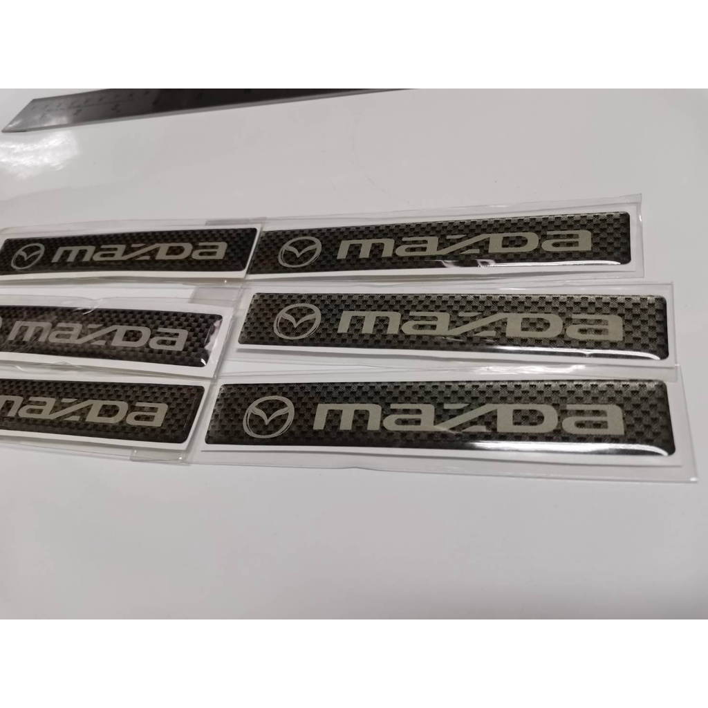 สติ๊กเกอร์เทเรซิ่นนูนอย่างดี พื้นเคฟล่าร์ สำหรับรถ MAZDA ได้ทุกรุ่น MAZDA SPEED ติดรถ แต่งรถ มาสต้า สปีด sticker kevlar - รูปที่ 6