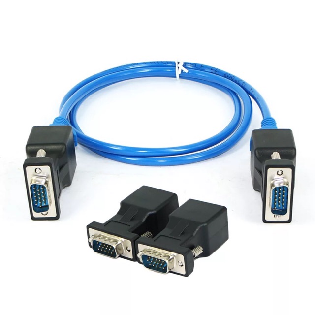 ลดราคา HIPERDEAL VGA TO RJ45 1 คู่ VGA Extender หญิง/ชาย LAN Cat5 Cat5e RJ45 Ethernet อะแดปเตอร์แปลงตัวเชื่อมต่อ #ค้นหาเพิ่มเติม สายเคเบิล SYNC Charger ชาร์จ อะแดปเตอร์ชาร์จข้อมูลปฏิบัติ Universal Adapter Coolระบายความร้อนซีพียู การ์ดเสียง