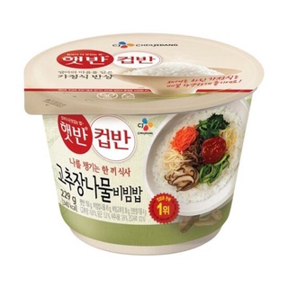 พร้อมส่ง 고추장나물비빔밥 ข้าวบิบิมบับ CJ Cooked White Rice with Assorted Vegetables Bibimbab 229g