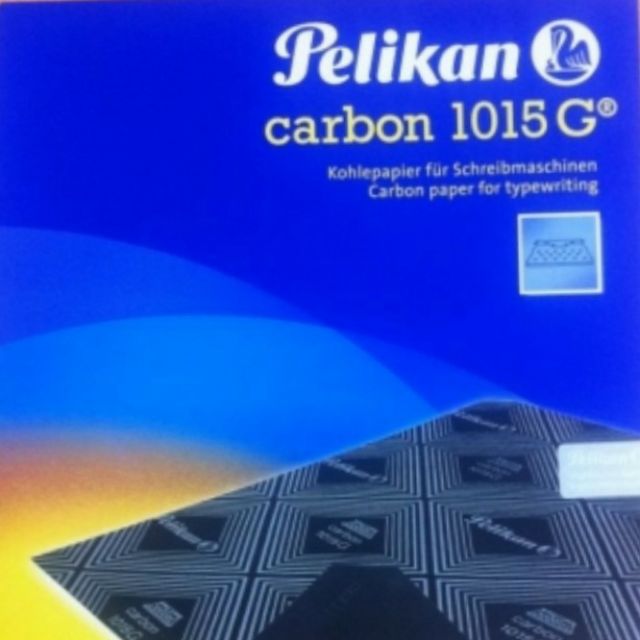 Pelikan กระดาษคาร์บอน สีดํา 1015G 100 ชิ้น