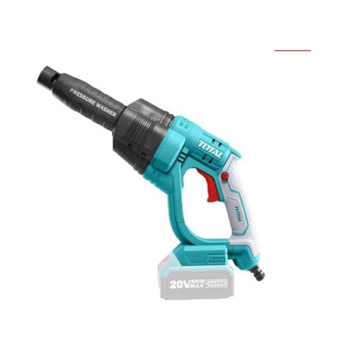 TOTAL TPWLI20084 ปั๊มอัดฉีดแรงดันสูงไร้สาย แบตเตอรี่ 20V พร้อมแบตเตอรี่ 4Ah และแท่นชาร์จ