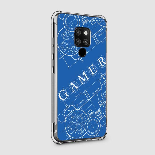 เคส สำหรับ Huawei Mate 20 X Anti-Shock Protection TPU Case [Gamer Illustration Blue]