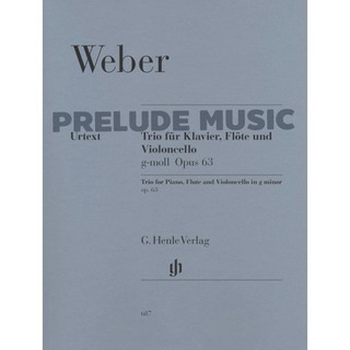 (โค้ดINCSM2Lลด70฿) (Cello) Trio g minor op. 63 for Piano, Flute and Violoncello (HN687)