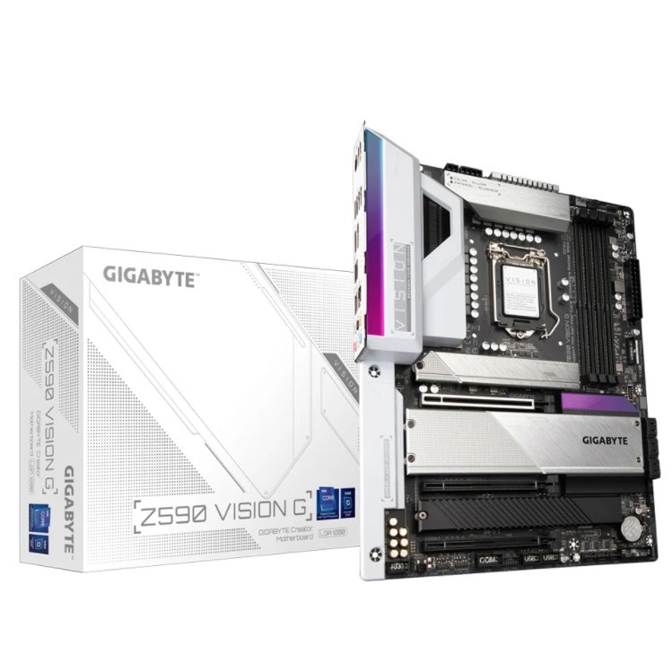 MAINBOARD (เมนบอร์ด) 1200 GIGABYTE Z590 VISION G มือ1