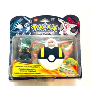 Bandai Pokeball and Curling Figure Pokemon Diamond and Pearl 85834