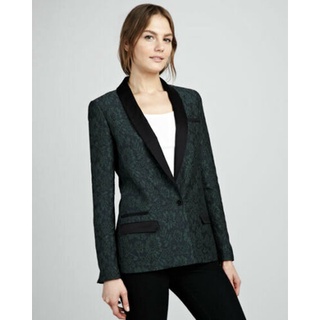 (FAS2) เสื้อสูทแฟชั้น Elizabeth and James dexter lace Jacquard blazer ไซส์ 10 หรูหรามาก (ของใหม่)