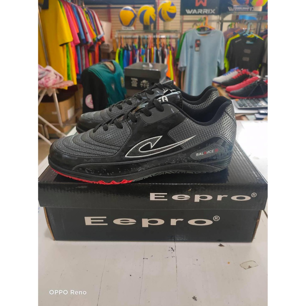 รองเท้าฟุตซอลEproรหัส1818สีดำ มีเบอร์39