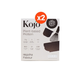 2 กล่อง: Kojo Plant Based Protein Hojicha Flavour โปรตีนจากพืช รสโฮจิฉะ