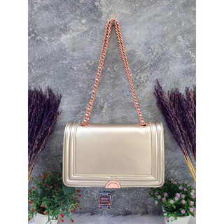 PEDRO EMBOSSED CHAIN BAG