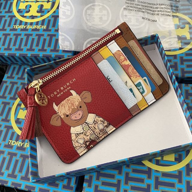 กระเป๋า Tory burch สีแดง หนังวัวเนื้อนิ่ม