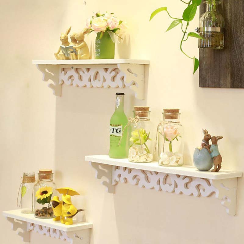 พร้อมส่ง ชุดชั้นวางของติดผนัง 3Pcs/Set ชั้นตกแต่งห้อง - รูปที่ 4