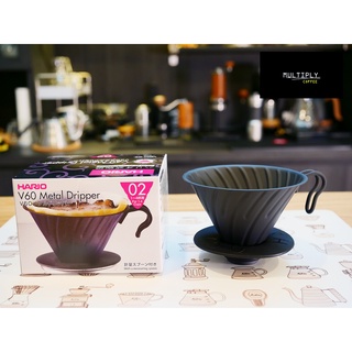 *สินค้าพร้อมส่งจากไทย* HARIO V60 Metal Matte Black 02 ดำด้าน VDM-02-MB