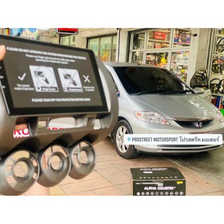 จอAndroid Honda City ZX  2003 2007  ALPHA COUSTIC  อัลฟ่า คูสติกส์ ฮอนด้า ซิตี้ แซดเอ็ก จอแอนดรอย จอติดรถยนต์ จอรถยนต์