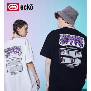 Ecko rhino เสื้อยืดลําลอง แขนสั้น พิมพ์ลายดิจิทัล "No. 9 ball"S-5XL