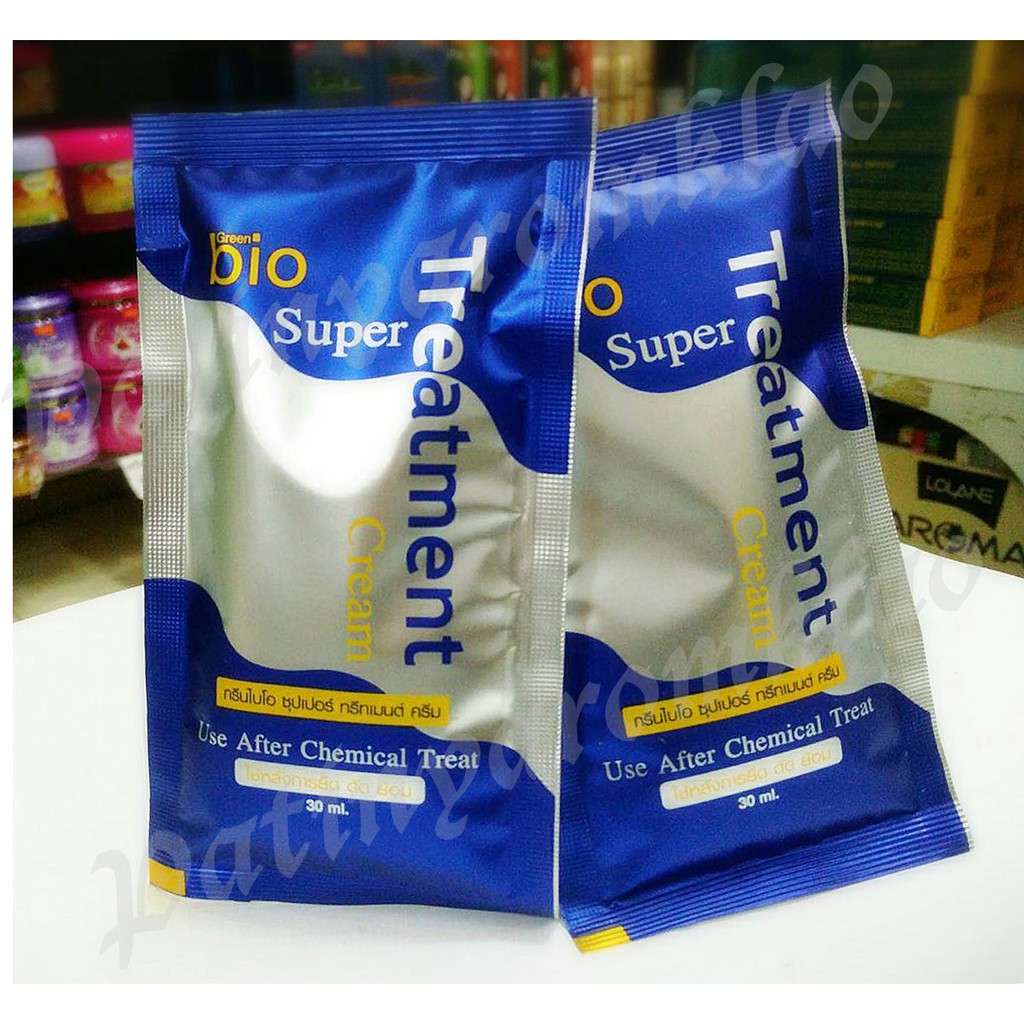 Bio Super Treatment ครีมหมักผม ทรีทเม้นต์บำรุงผม1ซอง