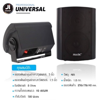 ตู้ลำโพงแขวนผนัง 5 นิ้ว รุ่น HW-51 Wall Mount Speaker Box (ราคาต่อคู่)