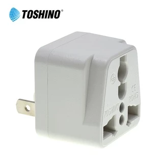ปลั๊กไฟ Adapter Toshino รุ่น PS-18E อุปกรณ์ต่อพ่วง, Conversion ปลั๊กแปลง 3 ขา เต้ารับปลั๊กไฟ