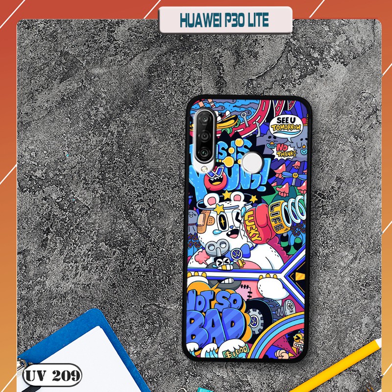 เคส HUAWEI P30 Lite - ขอบยืดหยุ่นและด้านหลังด้าน