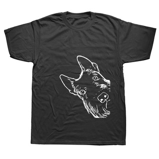 [COD]เสื้อยืดคอกลม แขนสั้น ผ้าฝ้าย พิมพ์ลายกราฟฟิค Scottie Dog Scottish Terrier สไตล์ฮาราจูกุ สําหรับผู้ชายS-5XL