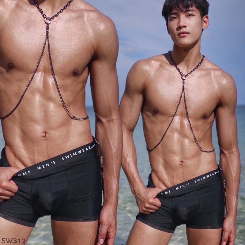 SW312 กางเกงว่ายน้ำทรง TRUNK งานพรีเมี่ยม(misterinternation_th.) — صورة 2
