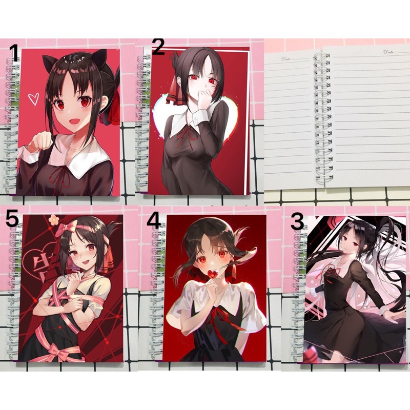 Kaguya-sama Love Is war สมุดบันทึกอนิเมะ 200 หน้า/ Kaguya-sama Love เป็นสมุดบันทึกรูปภาพเพิ่มเติม