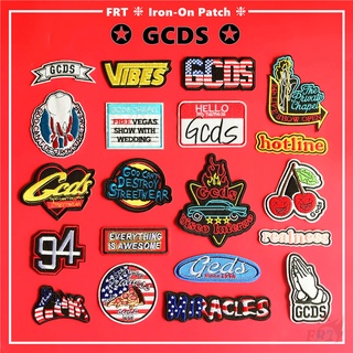 Gcds - God Cant Destroy Street Wear แผ่นแพทช์เหล็ก Diy สําหรับใช้ในการเย็บปักตกแต่งเสื้อผ้า 1ชิ้น