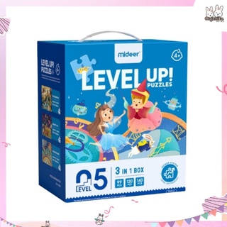 Mideer มิเดียร์ Level Up! Puzzles Level 5 3 in 1 จิ๊กซอว์โลกเทพนิยาย-5 CT7036