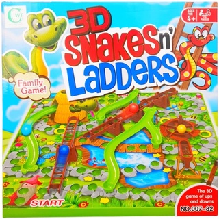 SnakesnLedders เกมส์บันไดงู เกมส์งูผจญภัย เกมส์งูสามมิติ เกมส์กระดาน เกมส์3Dครอบครัว เกมส์งานปาร์ตี้ เล่นได้2-4คน TY660