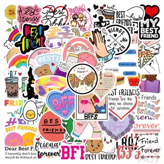 ❉ BFF: Best Friends Forever Series 01 สติ๊กเกอร์ ❉ 50Pcs/Set DIY Fashion Luggage Laptop Skateboard Doodle Decals สติ๊กเกอร์