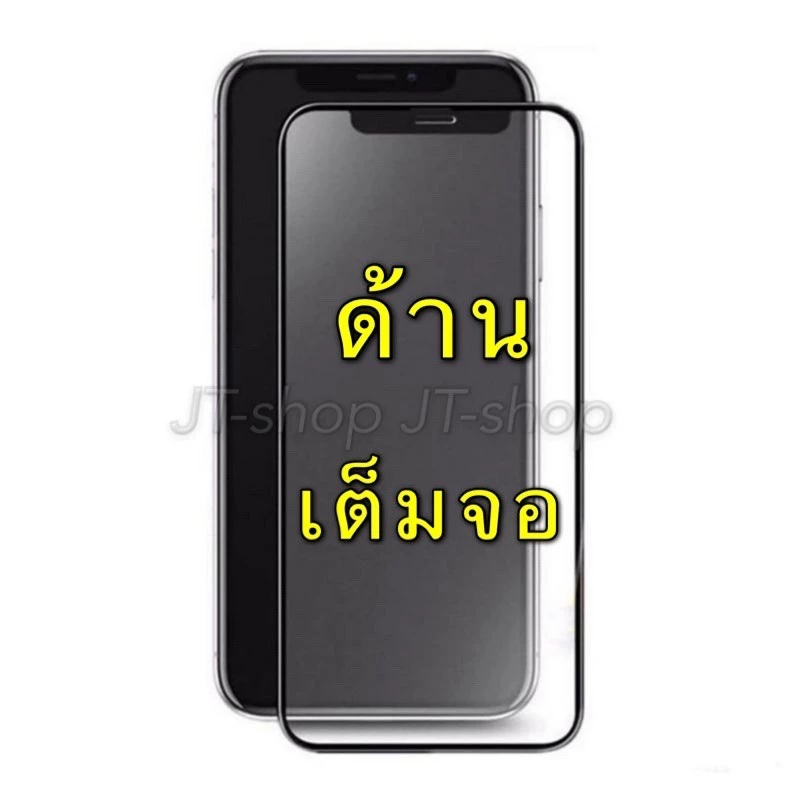 ฟิล์มกระจก ด้าน สำหรับ iPhone เต็มจอ นิรภัย AG 17Air/17 Pro Max/16E/16/15/14/13/12mini 11 6 6S 7/8 Plus X XR XS Max SE3 thumbnail 8