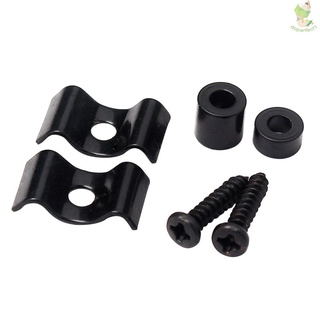 1 Pair Metal String Tree Guide Retainer for ST &amp; SQ Electric Guitar Bass Replacement Parts Blac