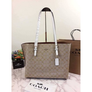 COACH MOLLIE TOTE IN SIGNATURE CANVAS (COACH 1665)