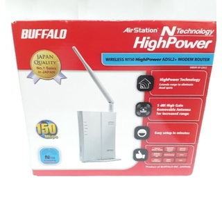 Buffalo AirStation N-Technology Wireless-N150 ADSL2&amp; MODEM ROUTER