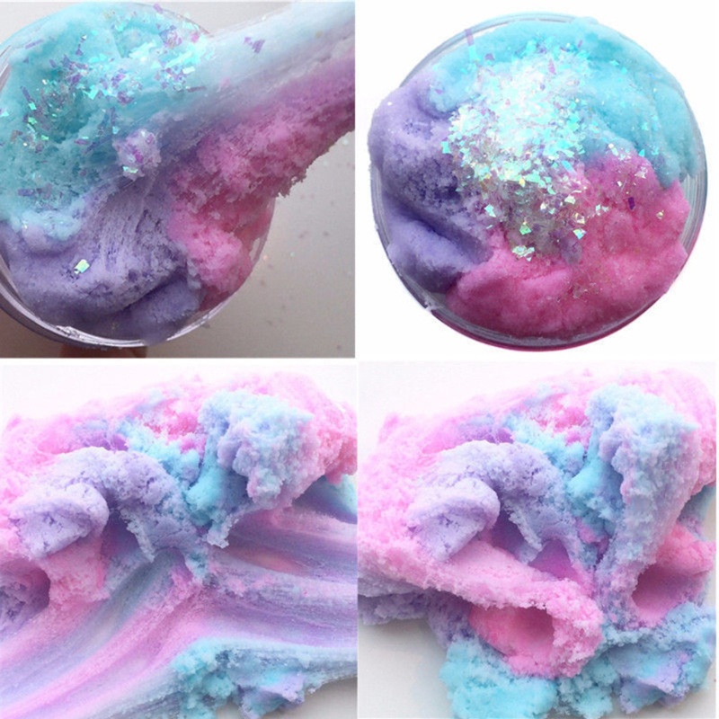 Blove * Fluffy Slime สีสัน Cloud Plasticine น้ําสี Clay เด็ก Party Favor ชุดตะกร้าอีสเตอร์ Stuffer ความวิตกกังวลของเล่น ราคา ถูกที่สุด ดีลบีเคเค แกลเลอรีภาพที่ 9