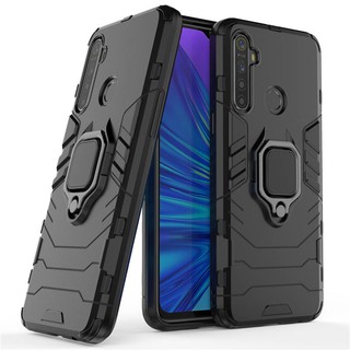 เคส Realme C3 ฮาร์ดเคสกันกระแทกเคสโทรศัพท์ Hybrid Armor Shockproof Ring Case OPPO Realme C3 C 3 RealmeC3 Cover