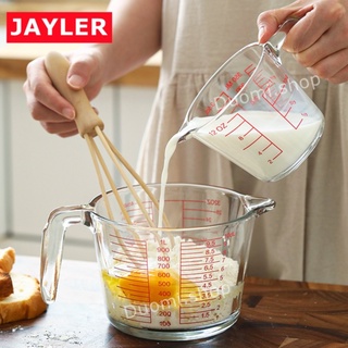 แก้วตวง​ ​350/500/1000ml​ อย่างหนา แก้วชงกาแฟ ถ้วยตวงน้ำ ทนค…