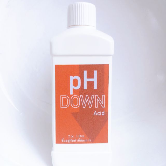 pH DOWN พีเอชดาวน์ กรดไนตริกเจือจาง ลดค่าพีเอชในน้ำ ขนาด 500 cc