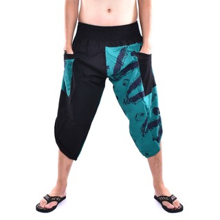 กางเกงซามูไร เอวยางยืด Samurai pants elastic waist (Unisex)