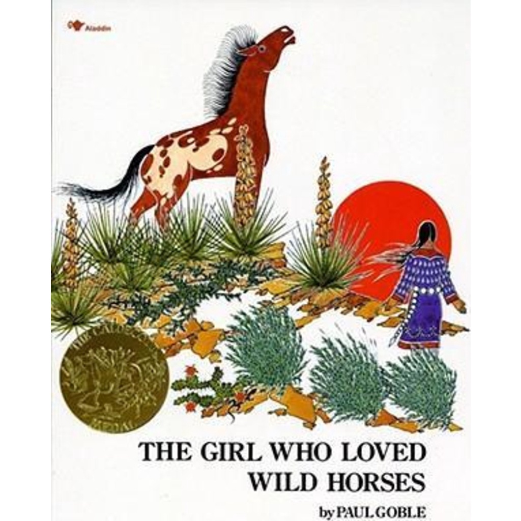 The Girl Who Loved Wild Horses โดย Paul Goble (ฉบับสหรัฐอเมริกาปกอ่อน)