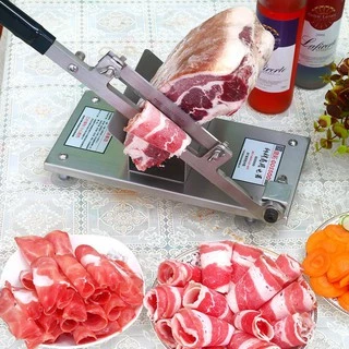 Stainless Meat Slicer เครื่องสไลด์เนื้อสัตว์ เครื่องสไลด์หมู หั่นหมูไก่ ขนาด 0.2-1