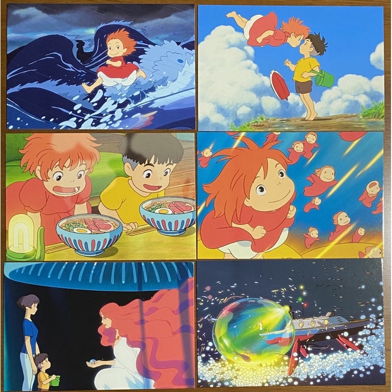 Ponyo 🔴 Studio Ghibli Postcard