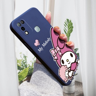 เคสโทรศัพท์มือถือซิลิโคน ทรงสี่เหลี่ยม กันกระแทก ป้องกันกล้อง ลายการ์ตูนเมโลดี้ สําหรับ Infinix Itel A56 Pro P37 Vision 2S Smart 4 4C HD 2021