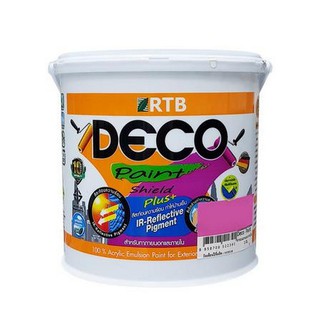   สีน้ำทาภายนอก RTB DECO SHIELD PLUS+ BASE B กึ่งเงา 1แกลลอน