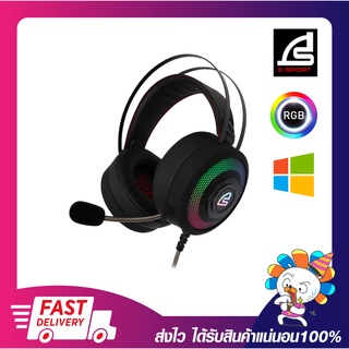 หูฟังเกมมิ่ง SIGNO Gaming Headset HP-824 7.1 SPECTRA RGB รับประกัน 2 ปี