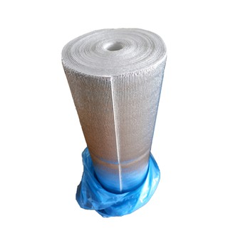 ฉนวนพีอีเคลือบฟอยล์ หนา2mm กว้าง90cm ยาว20m Insulation Epe Foam 2mm 90cm 20m.