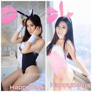 ชุดบันนี่เกิร์ล กระต่ายเซ็กซี่ Bunny Sexy Girl มี 2 สี ให้เลือก สีดำ กับ สีชมพู