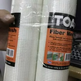TOA Fiber Mesh ตาข่าย ไฟเบอเมซ ม้วนเล็ก 8นิ้วx10 เมตร