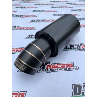 JS Racing ท่อไอเสียรถยนต์ Doff สีดํา
